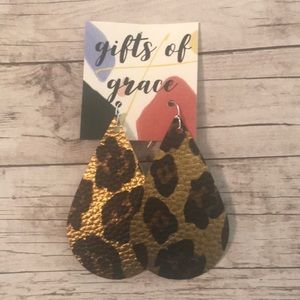 Gifts of Grace Cheetah Print Earrings